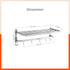 Dorado Double Folding Stainless Steel Towel Rack / Holder/ Stand for Home (24 inches)